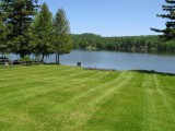 View taken from camp of water